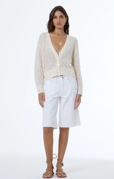 トップス N/C BOUCLE KNIT CARDIGAN Bradshaw Boucle Knit Cardigan – Mint