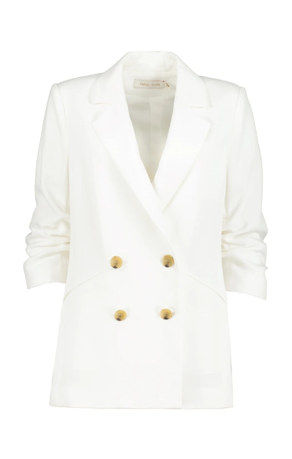 white blazer set