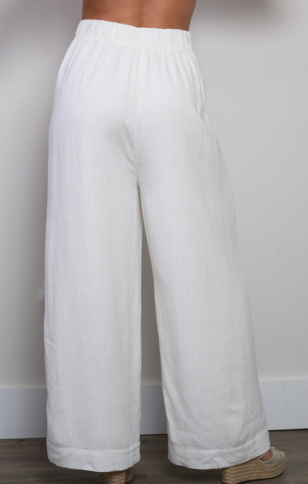 high wasited linen pants