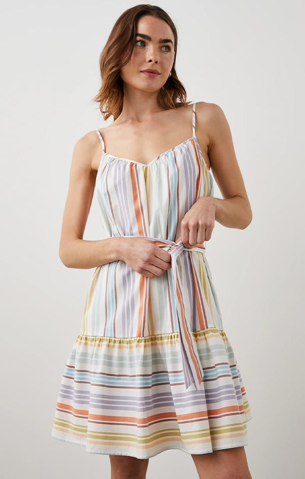 mini striped summer dress