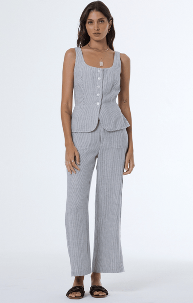 Piper Peplum Vest Top – Mint