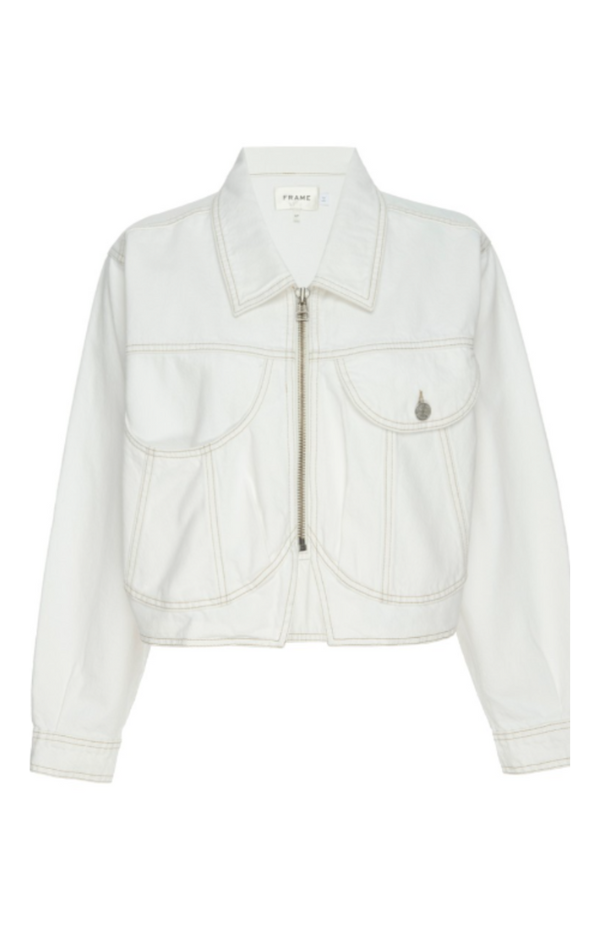 white denim jacket for summer