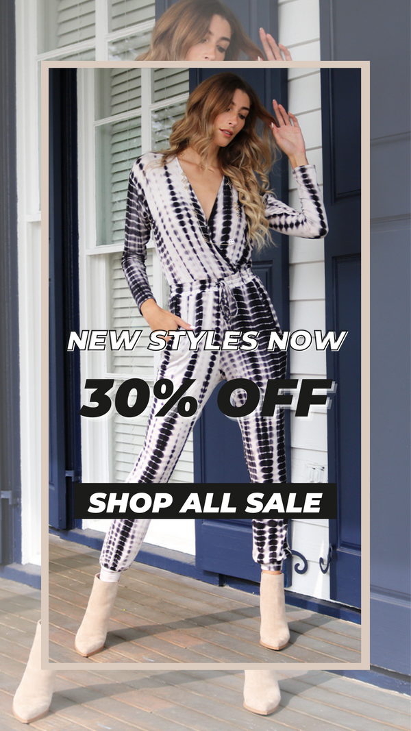 New Styles At 30% Off