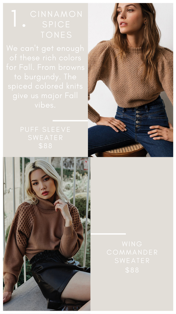 PUFF SLEEVE SWEATER ELAN WARM AND COZY FALL KNITS