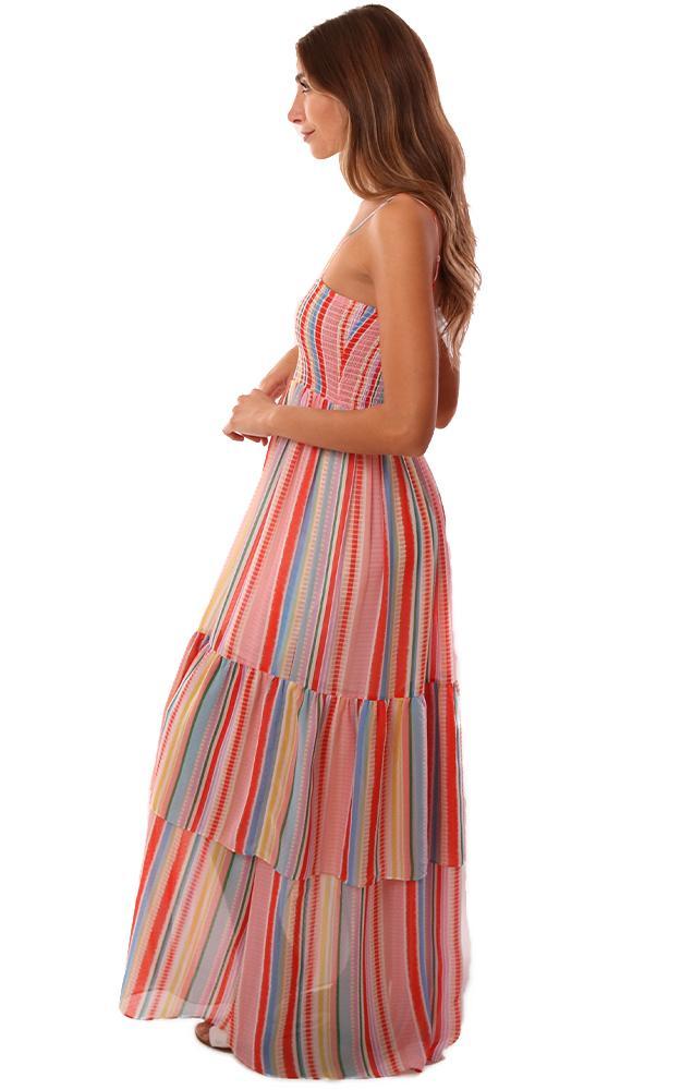 ivory and gold maxi dress Gold and Ivory Printed Maxi Dress