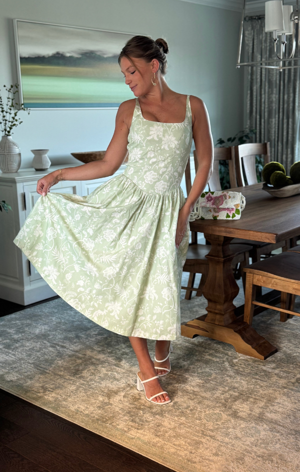 midi garden dress Garden Julep Midi Dress M