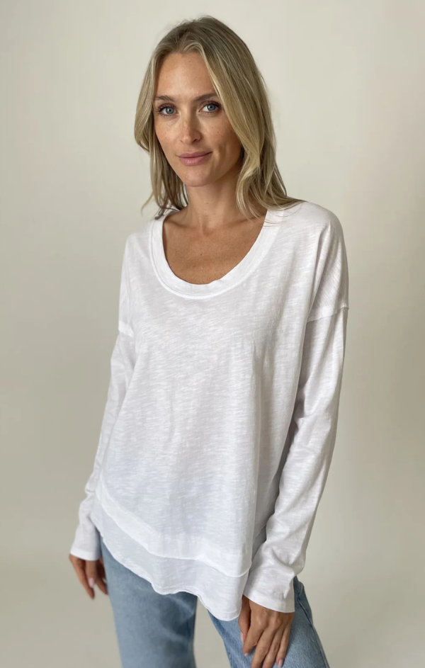 Reagan Double Layer Tee - Main Image