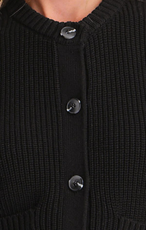 Palmer Crewneck Pocket Cardigan