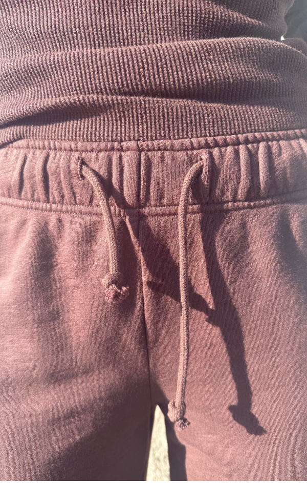 Wide Leg Drawstring Pant in Umber