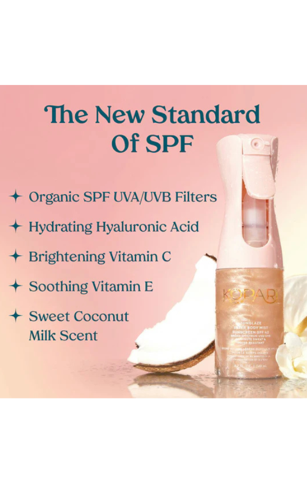 Sunglaze Sheer Body Mist Sunscreen