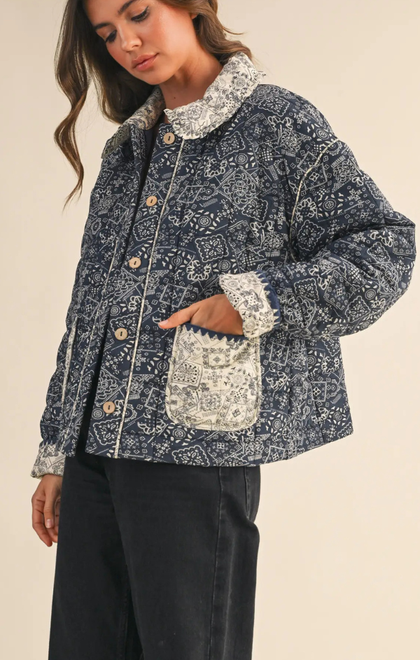 Bandana Quilted Jacket