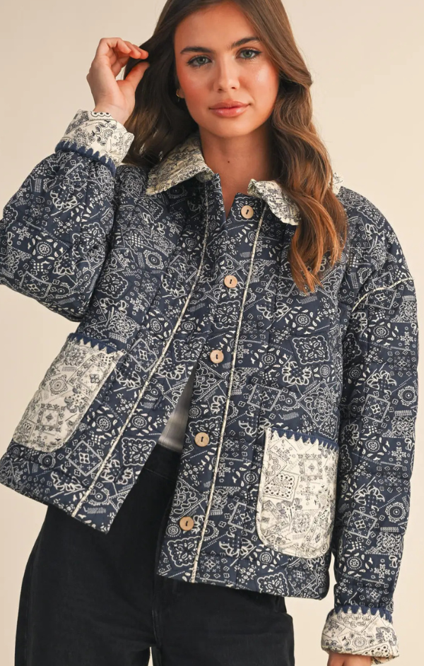 Bandana Quilted Jacket