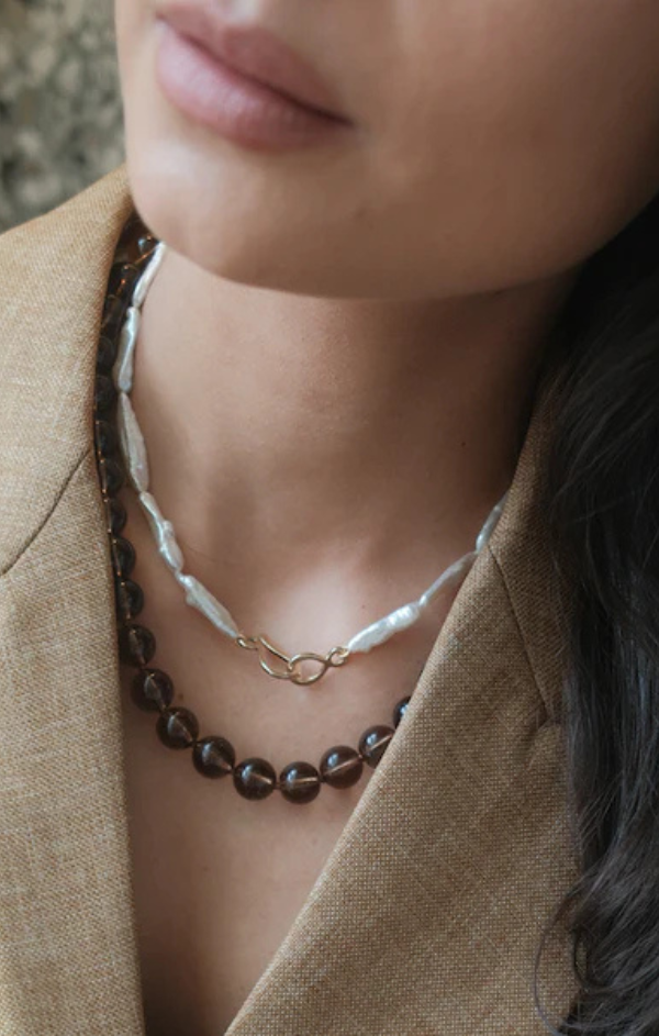 Paloma Necklace Smoky Quartz