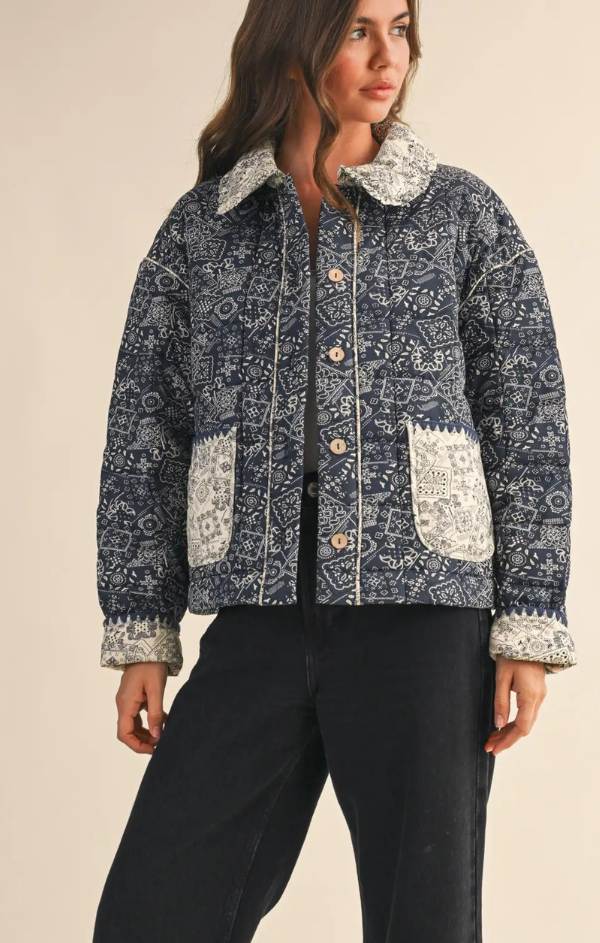 Bandana Quilted Jacket