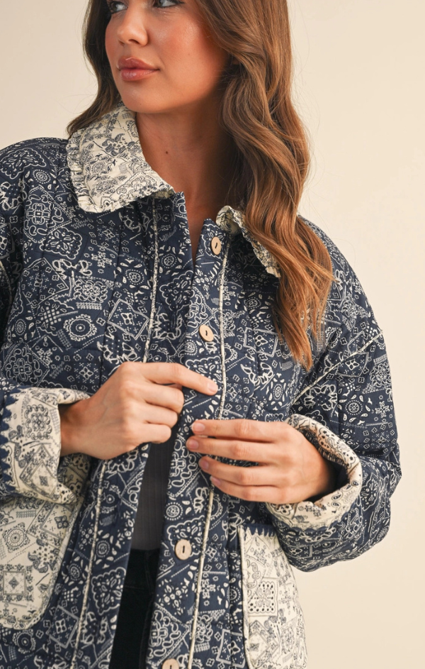 Bandana Quilted Jacket