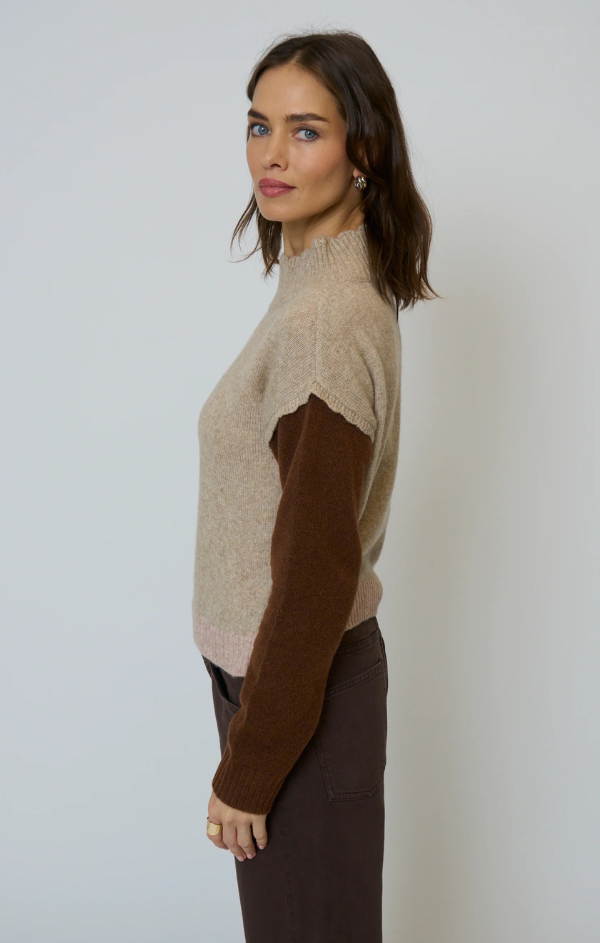 Olivia Ruffle Turtleneck