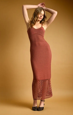 Mariner Knitted Beach Dress L / Navy
