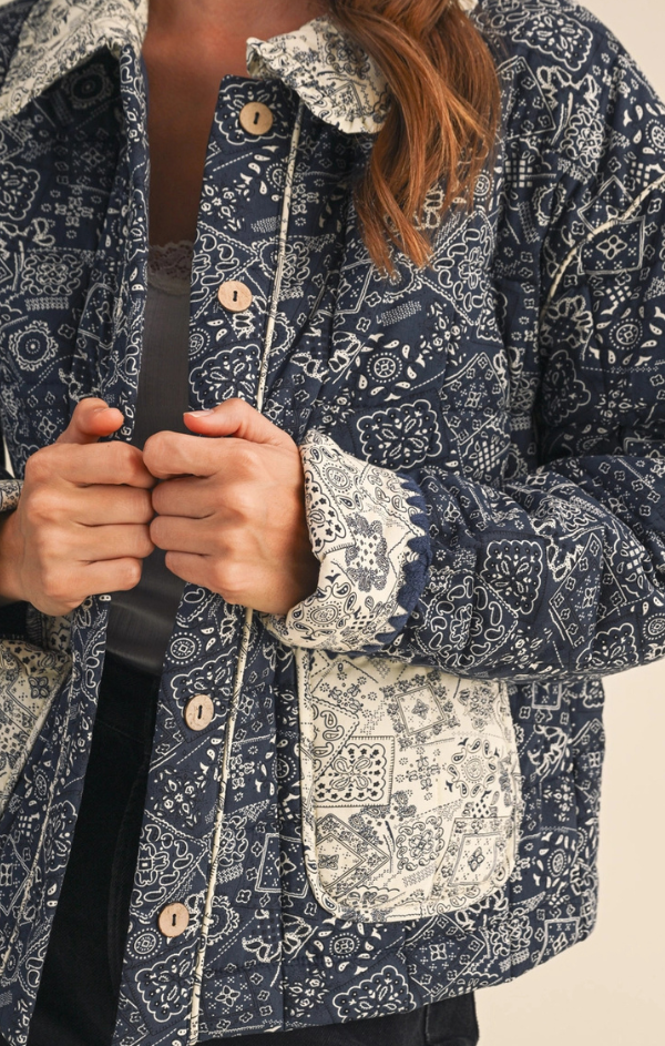 Bandana Quilted Jacket