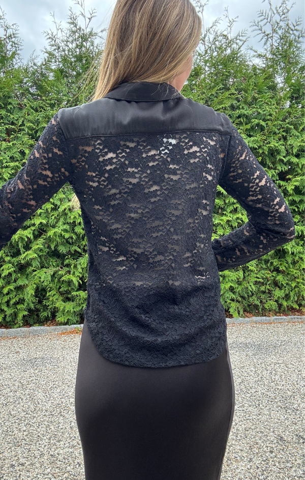 Lucia Lace Boyfriend Shirt