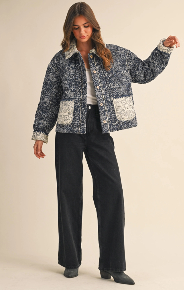 Bandana Quilted Jacket