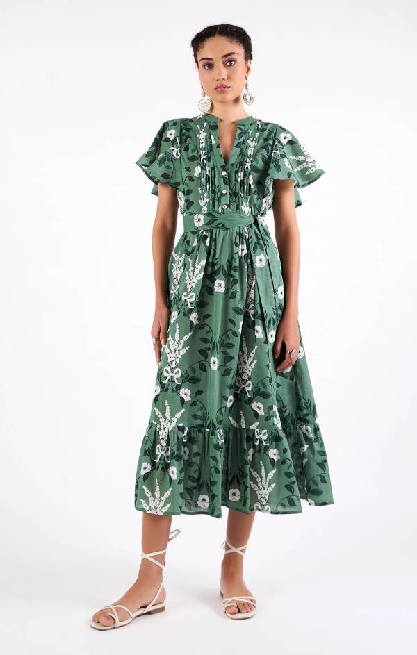 Leni Dress in Lavender Moss