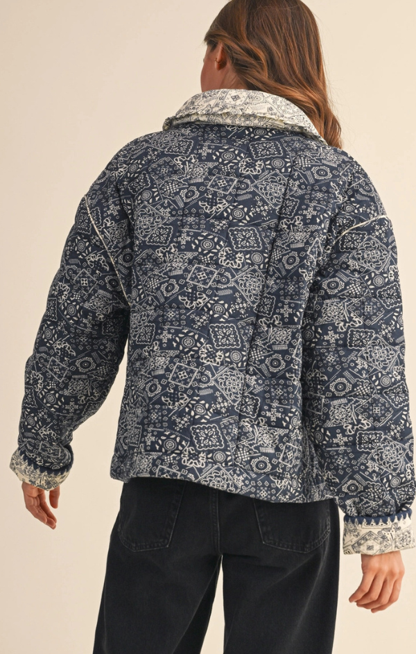 Bandana Quilted Jacket