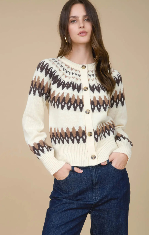 Fiona Fair Isle Cardigan