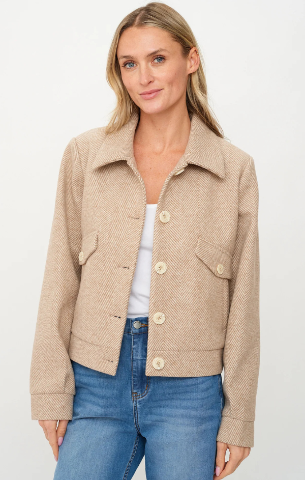 Katrina Herringbone Jacket