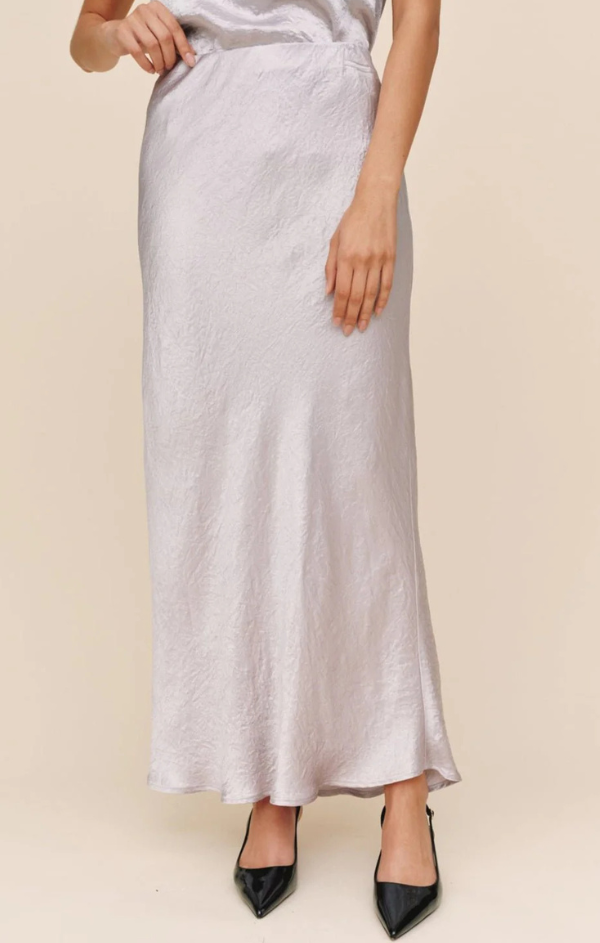 Sleek Bias Maxi Skirt