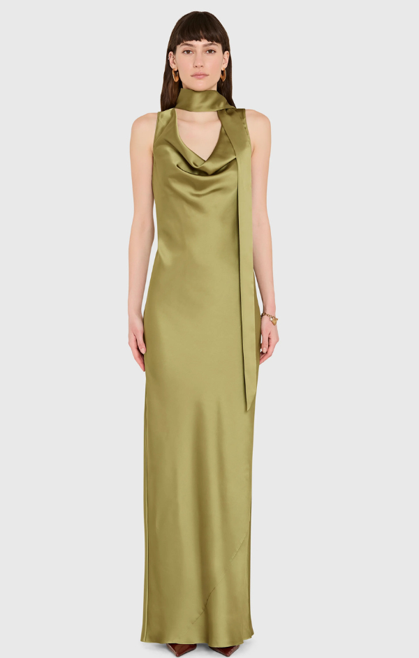 dressy maxi dress Amanda Uprichard Paula in Green Size:28/30 CourtneyNS Photos of Miss America It is true to