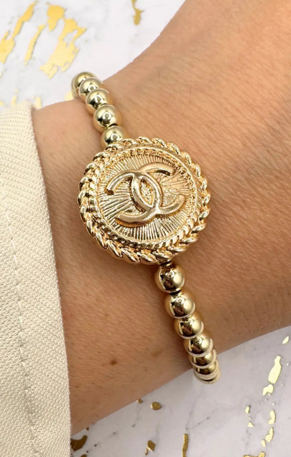 14K Gold Filled 5mm Beaded Bracelet