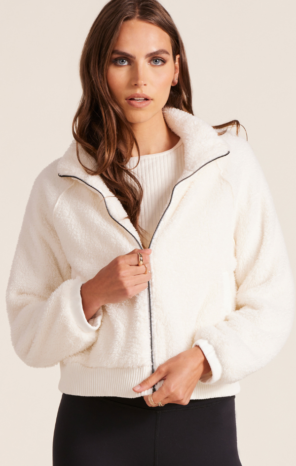 Zip Up Raglan Jacket with Pockets