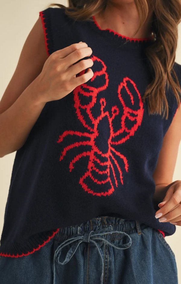 Rocky Lobster Knit Top