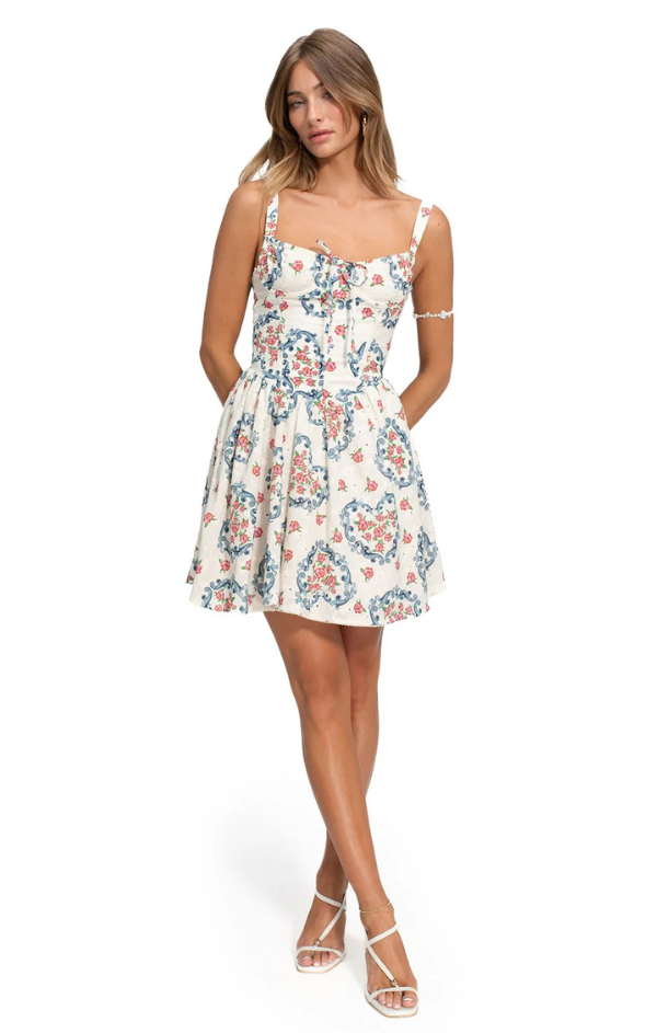 Spring Cherish Mini Dress – Mint