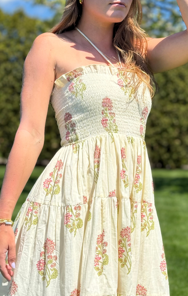 summer floral print dress