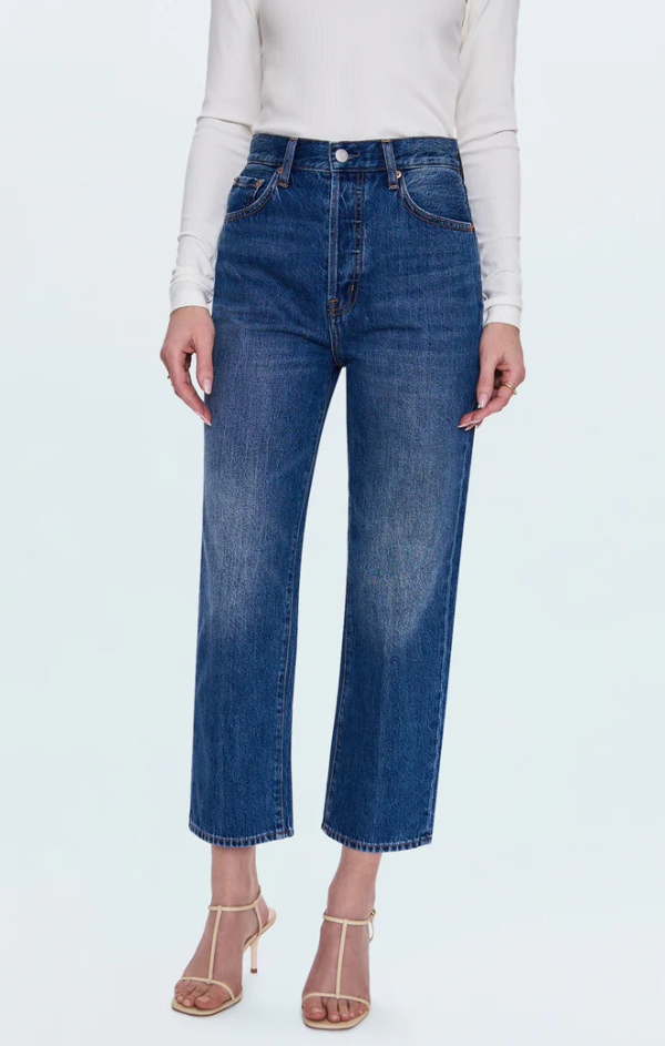 Cassie Crop Super High Rise Straight