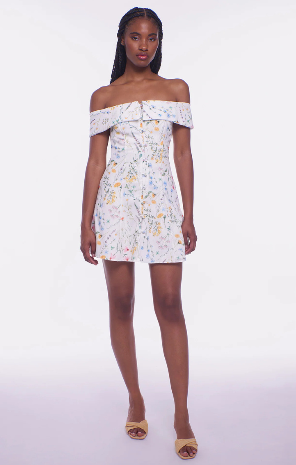 adeline mini dress PEIXOTO Adeline Mini Dress in Yellow