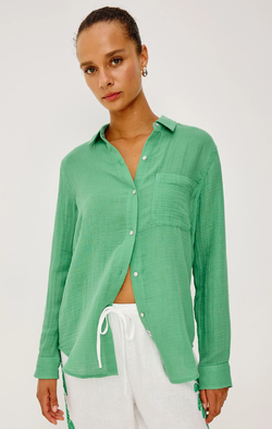 clover green dress shirt Ellis in – Mint Short sleeve