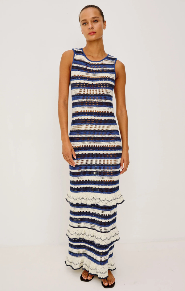 Ana Crochet Dress – Mint