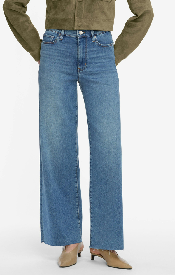 Le Slim Palazzo in Flip Raw After