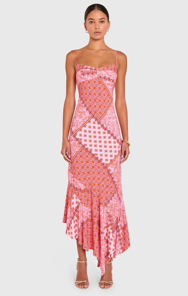 Amanda Uprichards Dress - Pink, Red and Black  Mint