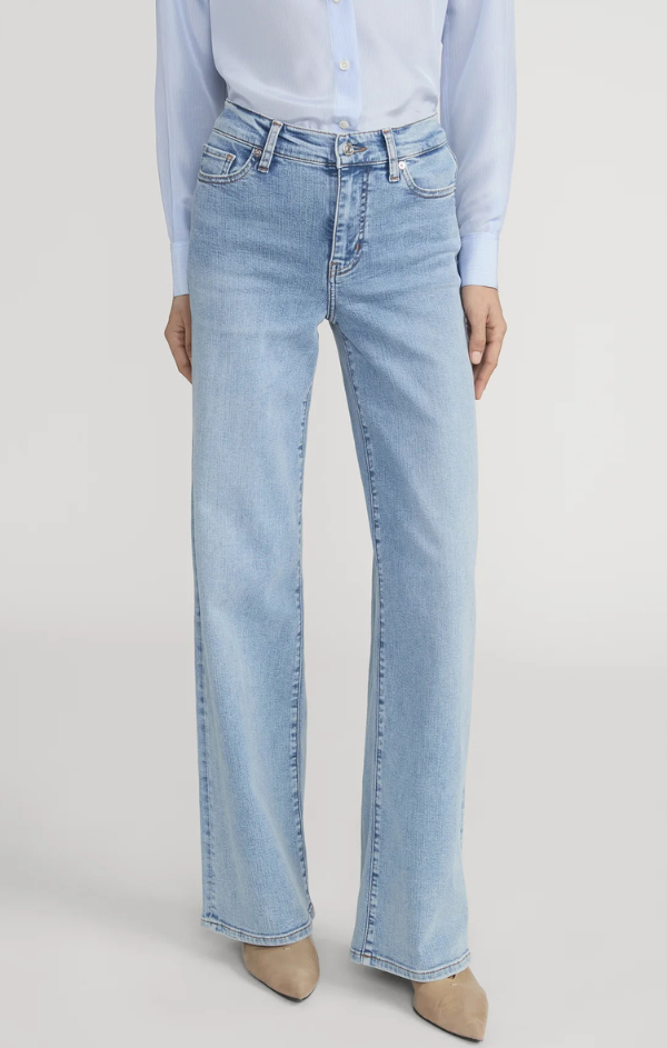 Le Slim Palazzo in Ripple – Mint