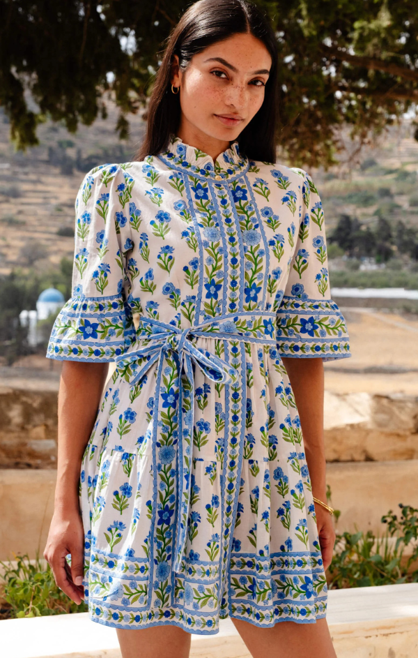 gemma mini dress Vestido Mini Gemma Mock Neck - Crema