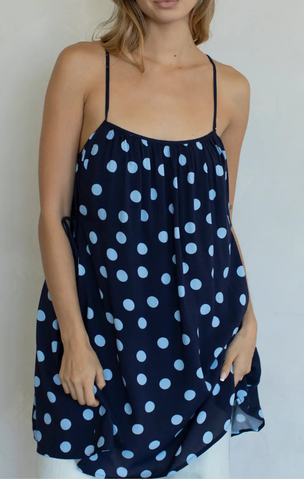 Dot Cami Mini Dress Mint Dot Cami Mini Dress Mint