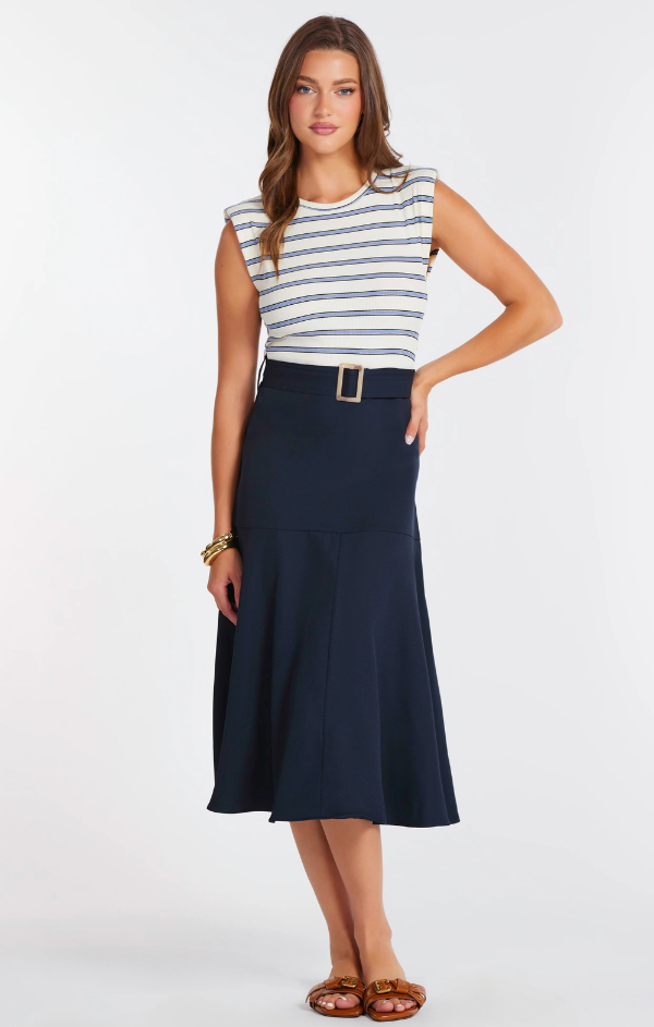 Bishop + Young Kristopher Twofer Dress Indigo / XS