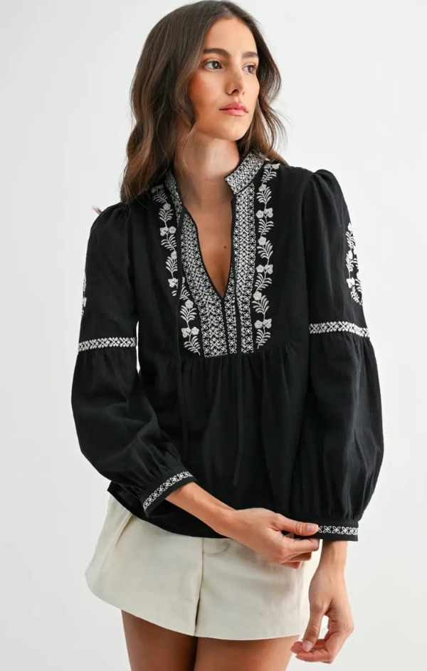 Briar Boho Long Sleeve Blouse