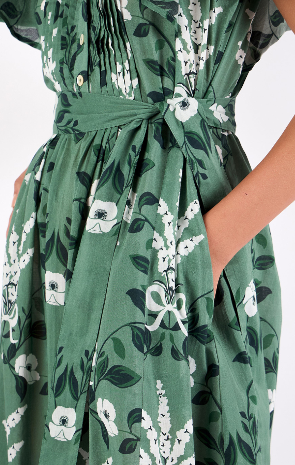 Leni Dress in Lavender Moss