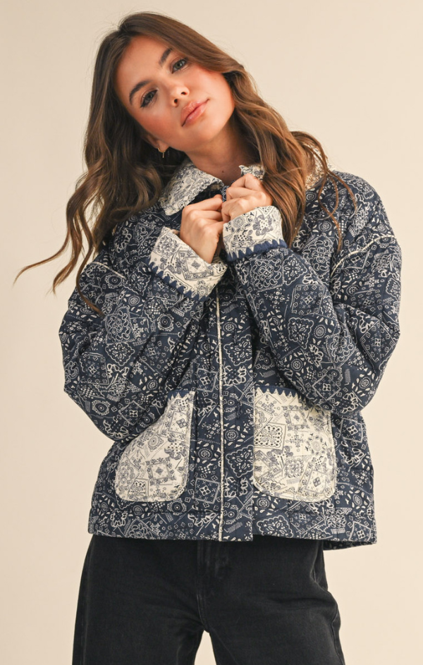 Bandana Quilted Jacket