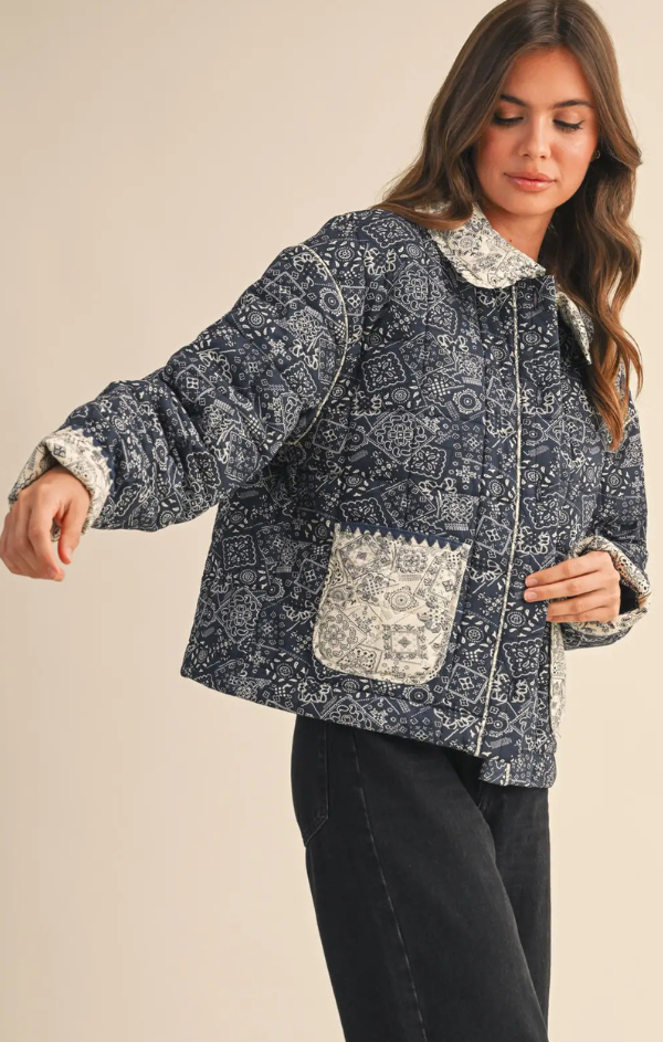 Bandana Quilted Jacket