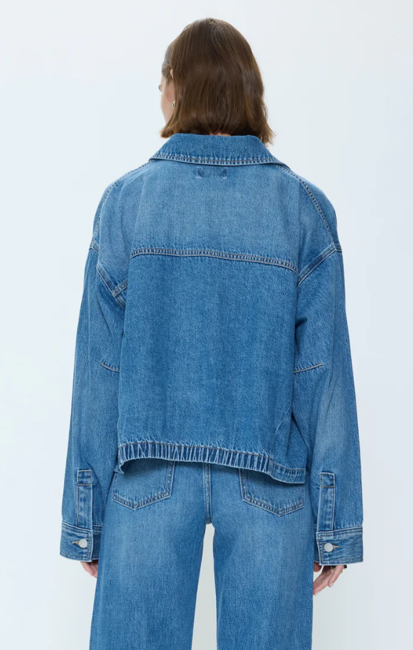 Bibi Blouson Trucker Jacket – Mint